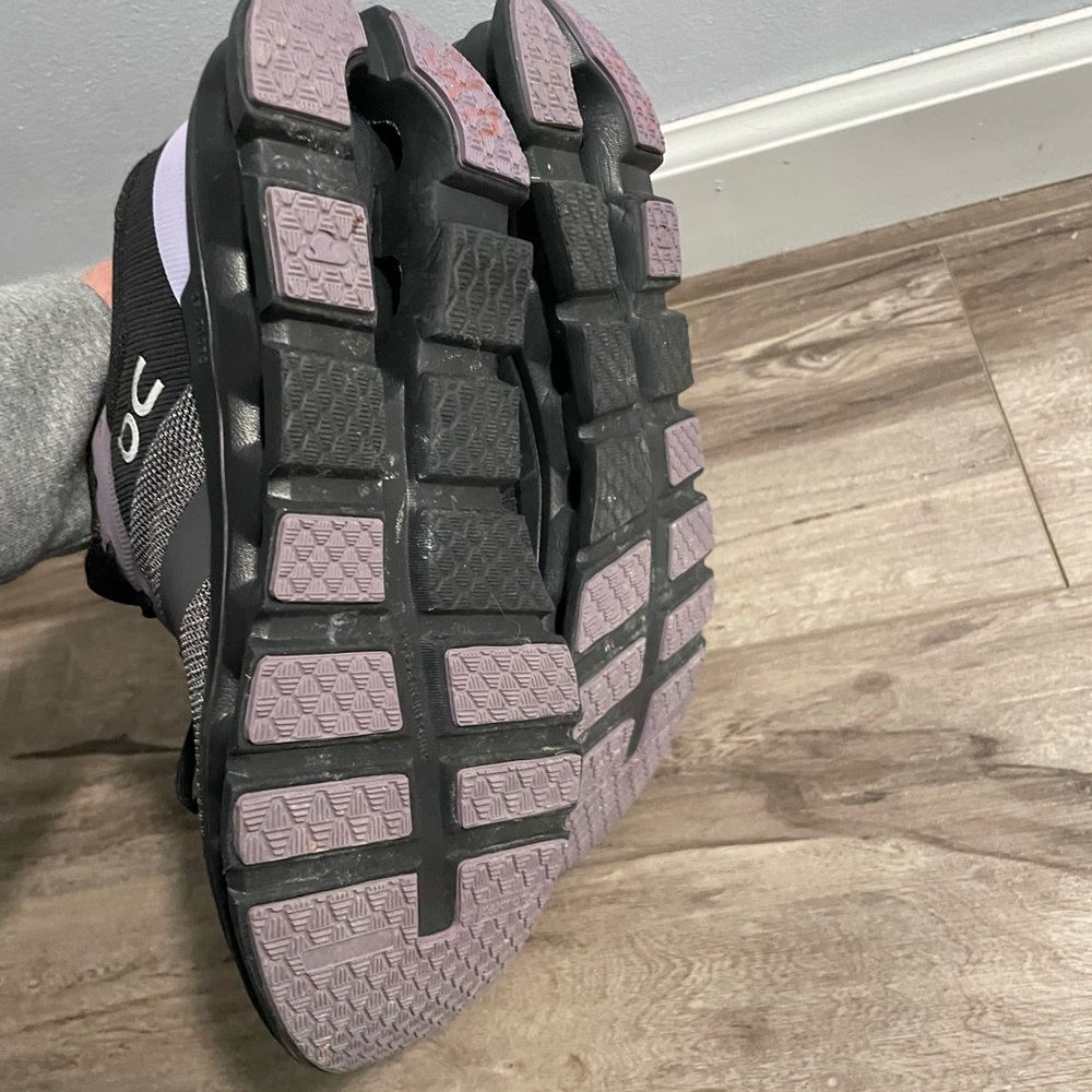 On Cloud Cloudrunner Running Black and Purple Wom… - image 4